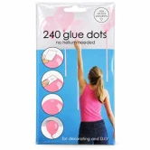 Glue Dots til balloner 240 stk. transparente limprikker