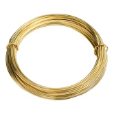Bonzaitråd /Alu wire guld 2mm x 12m, 100g binderiartikler