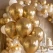Guld Chrome Balloner som elegant festdekoration med ballonbue