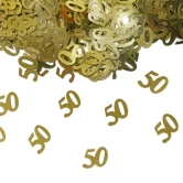 Konfetti pynt 50 år guld 14g festartikler