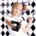 Popcornbæger Halloween BOO sort/guld, 6 stk. halloweenpynt
