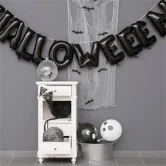 Folieballoner Halloween sort H: 40cm halloweenfest