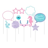 Photobooth selfie props Mermaid Havfrue festartikler
