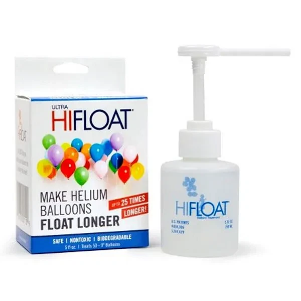 Ultra Hi-Float Ballon gel med pumpe 150ml heliumballoner