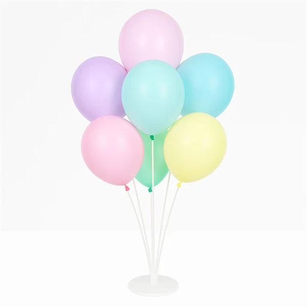 Ballonstativ til 7 balloner, 72cm ballondekorationer