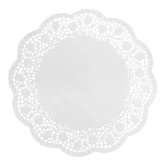 Kagepapir / Mellemlægsservietter hvid 25cm, 100 stk. borddækning