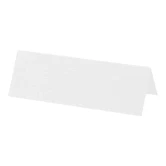 Bordkort hvid 3,5cm x 10cm, 10 stk. borddækning