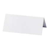Bordkort hvid 4cm x 9cm, 20 stk. borddækning