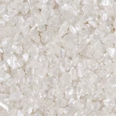 Glassten perlemor 4-10mm, 400g dekorationssten