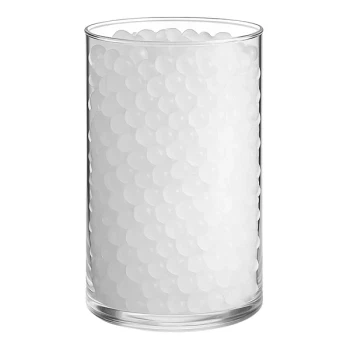 Vandperler til dekorationer hvid 1cm, 10g / 1 liter festpynt