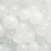 Vandperler til dekorationer hvid 1cm, 10g / 1 liter dekoration
