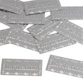 Skilt Invitation metal 2,1cm x 4cm, 12 stk. festpynt