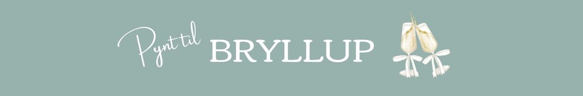 Bryllup dekorationer