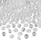 Pynte diamanter klar 1,2cm, 200 stk. bordpynt
