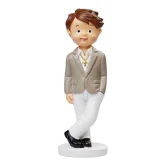 Figur Konfirmand dreng 9cm konfirmationspynt