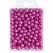 Lilla perler 8 mm – 250 stk. dekorationsperler med perlemorslook