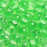 Vandperler til dekorationer limegrøn 1cm, 10g / 1 liter dekoration