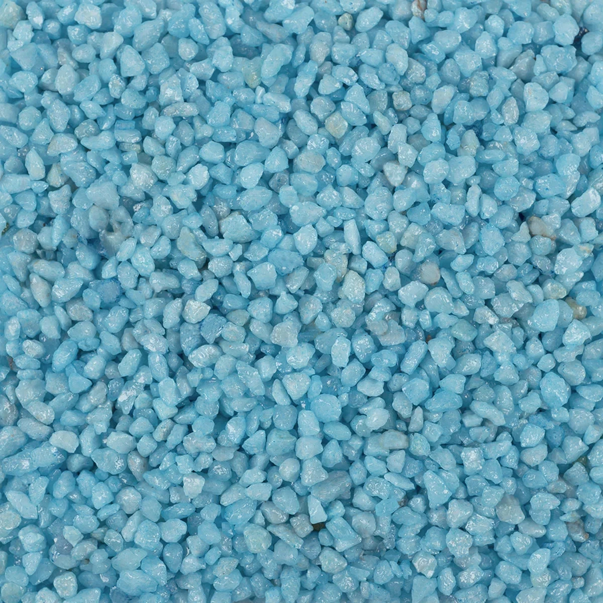 Dekorationssten lyseblå 2-3mm, 500g festartikler