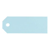 Manilamærker lyseblå 3cm x 8cm, 20 stk. bordkort