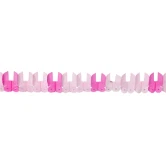 Guirlande Barnevogn pink 16cm x 6m festartikler