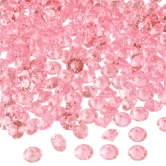 Pynte diamanter lyserød 1,2cm, 200 stk. bordpynt