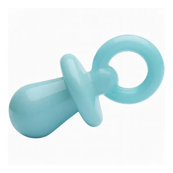 Sutter baby dekoration lyseblå 3,2cm, 12 stk. festartikler