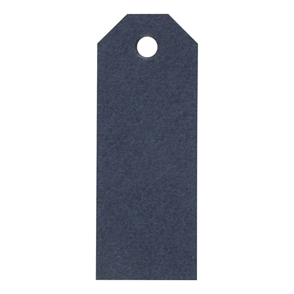 Manilamærker mørk blå 3cm x 8cm, 20 stk. bordkort