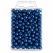 Mørkeblå perler 8 mm – 250 stk. dekorationsperler