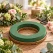 OASIS BIOLIT krans 24 cm i blomsterskum med friske blomster og grønt til blomsterbinding