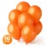 Orange balloner 30 cm 10 stk – latex balloner til fest og fødselsdag dekoration