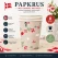 Packshot infografik af papkrus med danske motiver og Dannebrog flag 8 stk 210 ml