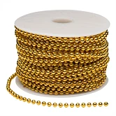 Perlebånd guld 4mm x 50m festpynt
