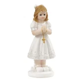 Figur konfirmand pige 8,5cm konfirmationspynt