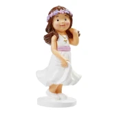 Figur Konfirmand pige 9cm konfirmationspynt