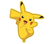 Pikachu folieballon 60x77 cm formet som Pikachu