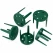 Mørkegrøn pinholder 3 x 3 cm til oasis og blomsterskum til blomsterdekorationer