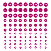 Halvperler selvklæbende pink, 99 stk. kreativ