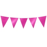 Vimpel pink mat metallic 6m festartikler