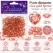 Pynte diamanter rosa guld hjerter 12 mm – 28 g ca. 87 stk.