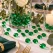 Emerald grønne pynte diamanter 12 mm som bordpynt og dekoration i vase