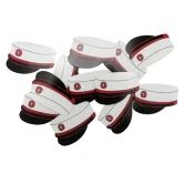 Studenterhue pynt rød 6cm, 20 stk. studenterpynt