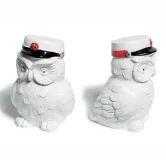 Studenter Ugle med rød studenterhue 6cm studenterpynt