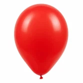 Rød ballon 30 cm i latex – røde balloner 10 stk.