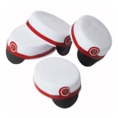 Studenterhue mørk rød 3,5cm, 8 stk. studenterpynt