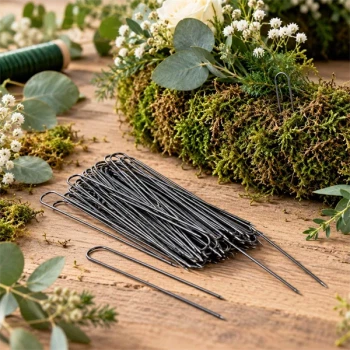 Romernåle 10 x 80 mm til blomsterbinding og fastgørelse af mos på kranse