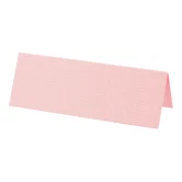 Bordkort rosa 3,5cm x 10cm, 10 stk. borddækning