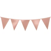Vimpel rosegold metallic 10m festartikler