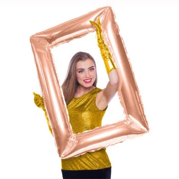 Folieballon Selfie-ramme rosegold 60cm x 85cm festpynt