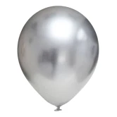 Balloner sølv chrome 30cm, 25 stk. festpynt