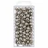 Sølv metallic perler 10 mm – 115 stk. blanke perler til dekoration